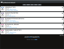 Tablet Screenshot of pro-webwork.com